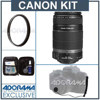 Canon EF-S 55-250mm f/4-5.6 IS Image Stabilizer Lens Kit, - Refurbished - with Pro Optic 58mm MC UV Filter , Lens Cap Leash, Professional Lens Cleaning Kit