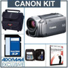 Canon VIXIA HF R200 Flash Memory Camcorder - Bundle - with 16GB SD Memory Card, Camcorder Case, Digital Lens Cleaning Kit, Class On Demand Training DVD