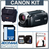 Canon VIXIA HF R20 8GB Flash Memory Camcorder Black - Bundle - with 16GB SD Memory Card, Camcorder Case, Digital Lens Cleaning Kit, Class On Demand Training DVD