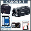 Canon VIXIA HF R300 High Definition Flash Memory Camcorder - Bundle - with 16GB SDMemory Card, Camcorder Case, Digital Lens Cleaning Kit, Class On Demand Training DVD