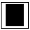 Capri Mosaic Series 136 Large 11" x 11" Mat for 1 - 8x10" Print, Black with Black Foil Accent, 6 Mat.