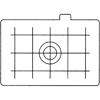 Canon EC-D Laser Matte with Grid Focusing Screen for EOS-1/1N/1V, EOS-3, D2000 &amp; 1D Cameras