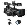 Canon XF-305 High Definition Pro Camcorder - Bundle - with Switronix TL 50 30w Dimmerable DC Powered LED Light, Bescor SA-1 Universal Swivel Shoe Mount Adaptor
