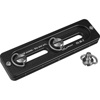 Custom Brackets GLM-2 5.5" Long Lens Plate with Mounting Screws for Gimbal Head