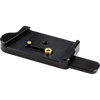 Custom Brackets QR Quick Release Receiver For Tripod. Attaches To The Tripod And Accepts Either The Bracket Or The Camera