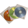 Case Logic Double Sided ProSleeves for CDs &amp; DVDs, Capacity 120 Discs or 60 with Liner Notes, Color: White.