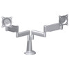 Chief KCY220 Height-Adjustable Dual Arm Dual Monitor Desk Mount KCY220S