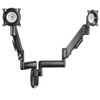 Chief KSY220 Height-Adjustable Dual Arm Slat Wall Mount KSY220B