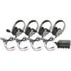 Califone Titanium 4-Piece Dual 3.5mm Headphone Pack