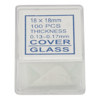 Celestron Slide Cover Slips for Microscopes, 100 Pieces.