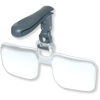 Green Clean Clip &amp; Flip Hands Free Magnifier, Attaches to the Brim of Most Caps and Hats.