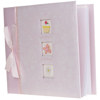 C.R. Gibson Deluxe Scrapbook with Ten 12" x 12" White Pages, Sugar &amp; Spice, Designer Colored Covers