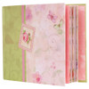 C.R. Gibson Pink Floral Tapestry Embellished Memory Photo Album, holds 70 - 4x6" Photos