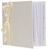 C.R. Gibson Bound Wedding Photo Journal Album, Holds 200 4x6" Photos, Ivory Silk