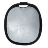 Creative Light 47" / 120cm Silver / White Collapsible Disc Reflector with High Quality Fabrics and Metal Frame
