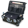 Porter Case PCi Injection Molded Airline Carry On Case, Computer Version with Trolly Cart - Black/Grey (External Size: 22in x 14in x 9in)