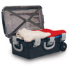 Porter Case PCi Injection Molded Airline Carry On Case, Standard Version with Trolly Cart - Black/Grey (External Size: 22in x 14in x 9in)
