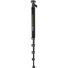Cullmann Nanomax 290 Monopod with Mini Ball Head, Five Leg Sections, Adjustable Angle Rubber Foot, Foam Comfort Grip