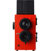 Blackbird Fly, 35mm TLR Twin Lens Reflex Camera - Black with Red Face
