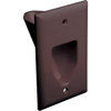 DataComm Electronics 1-Gang Recessed Low Voltage Cable Plate 45-0001-BR - $1.99