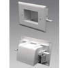 DataComm Electronics Easy Mount Recessed Low Voltage Cable Plate 45-0008-BK - $2.99