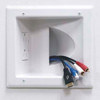 DataComm Electronics Recessed Low Voltage Media Plate 45-0031-WH, Tvs & Entertainment > Connecting Cables & Accessories > Connection Accessories > Datacomm Electronics Connection Accessories