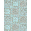 Denny Manufacturing 8x8' Euromix Pale Blue Tile Freedom Cloth Backdrop CPM665688