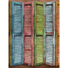 Denny Manufacturing 8x8' Pastel Shutters Freedom Cloth Backdrop CPM673188