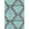 Drop it MODERN 4.5 Ft x 6 Ft Sea Horse Photography Fabric Backdrop with Velvet Flocked Design