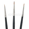 Adorama Retouching Brush Set, #000, #00 &amp; #0 Size, for Retouching Black &amp; White and Color Prints, Set of Three