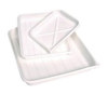 Cesco Plastic Print Developing Tray with Ribbed Bottom, 11"x14"x3" Deep, Set of Three Trays.