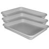Cesco Plastic Print Developing Tray with Flat Bottom, 16"x20"x3" Deep, Set of Three Trays.