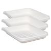 Cesco Plastic Print Developing Tray with Dimple Bottom, 8"x10"x3" Deep, Set of Three Trays.