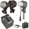 Dynalite SK16-12100 Studio Series Kit with SP1600 Studio Power Pack, Two MH2050 RoadMax Flash Heads, SH2000 Studio Flash Head