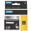 Dymo 1805434 Rhino 1" Metalized Permanent Labels 1805434
