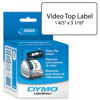 Dymo 30326 VHS Top Labels 30326