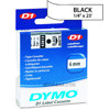 Dymo 43613 1/4" 23 Feet Black 43613