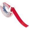 Dymo 520102 0.38"x12' Red Glossy Finish Vinyl Self-Adhesive Labeling Tape 520102