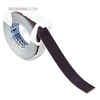 Dymo 520109 0.37"x12' Black Glossy Finish Vinyl Self-Adhesive Labeling Tape 520109