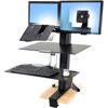 Ergotron WorkFit-S LCD & Laptop Sit-Stand Workstation, Ergotron brand