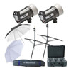 Elinchrom Digital Style 600RX /600RX 1200ws, 2-Monolite Kit, with Reflectors, Umbrellas, Light Stands, Sync Cord, &amp; Cases