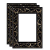 Collector's Gallery Tinted Embossed Graduation Photo Greeting Cards for Your 3.5" x 5" or 4x6" Picture, Pack of Three Cards.