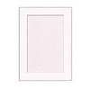 Collector's Gallery Embossed Simplicity Cranberry Border Photo Greeting Card for Your 3.5" x 5" or 4x6" Picture. (3 Pk.)