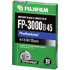 Fujifilm FP-3000B Instant Black &amp; White Print Film, ISO 3200, 4" x 5", Pack of Ten (10)
