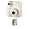 Fujifilm Instax Mini 7S Instant Film Camera Kit, (White) with Fujifilm Instax Mini Instant Daylight Film, Twin Pack, 20 Exposures, ISO 800.
