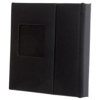 Flashpoint Overlapping CD Holder, Holds 2 CDs, with Cover Window, Color: Black.