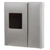 Flashpoint Overlapping CD Holder, Holds 2 CDs, with Cover Window, Color: Silver.