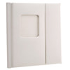 Flashpoint Overlapping CD Holder, Holds 1 CD, with Cover Window, Color: White.