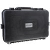 Flashpoint Water Tight Hard Case with Diced, Cubed Foam Insert, #UW1560 Interior Dimensions: 20-1/4" x 12-1/4" x 6-3/4" Black