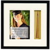 MCS Graduation Signature Document Frame, 5/8 Width 16" x 16", for a 5x7" Photograph, Color Black,